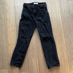 Abercrombie & Fitch The 90s Straight Ultra High Rise Jeans - 2/26 Extra Short